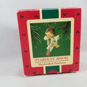 Hallmark Keepsake Ornament Stardust Angel Vintage 1985 Star Cherub